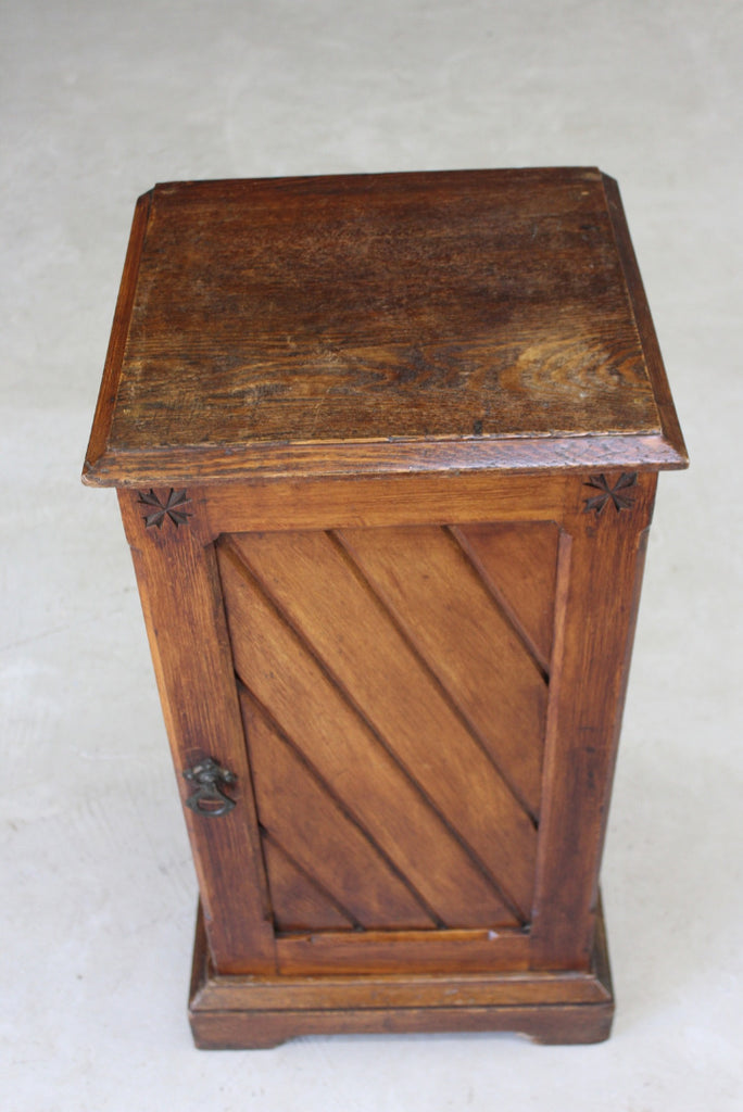 Antique Victorian Bedside Cabinet - Kernow Furniture