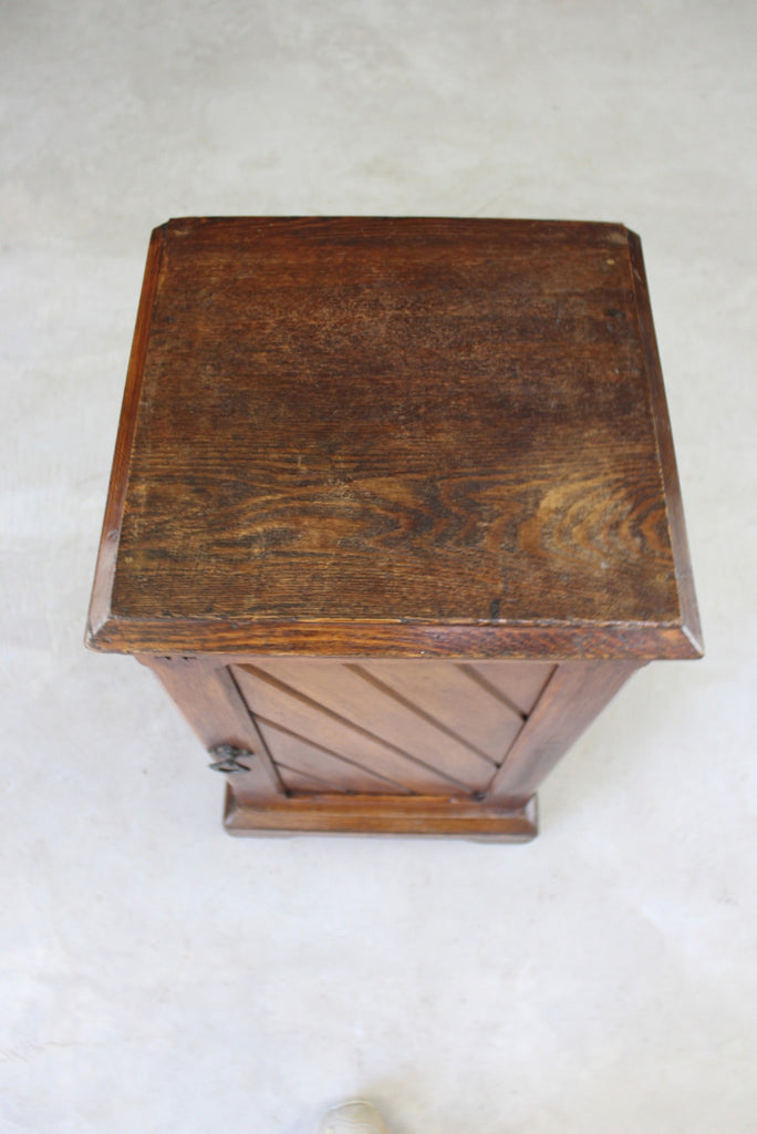 Antique Victorian Bedside Cabinet - Kernow Furniture