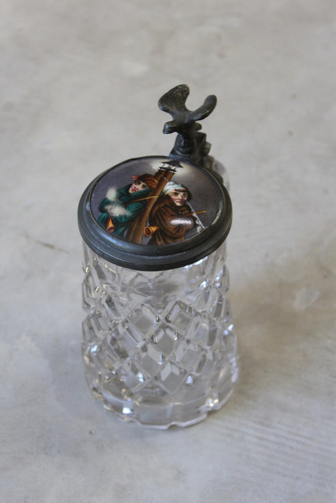 German Cut Glass Bier Stein - Kernow Furniture