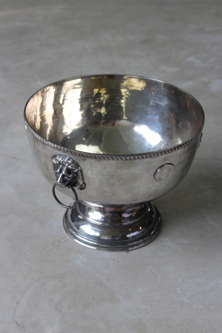 Silver Plate Punch Bowl - Kernow Furniture