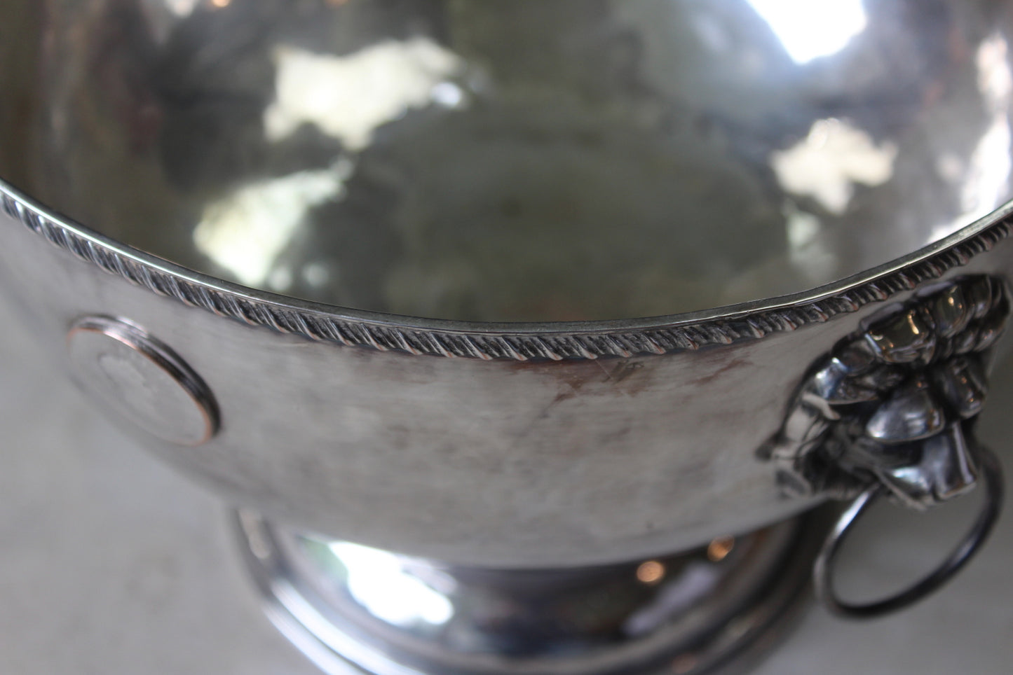 Silver Plate Punch Bowl - Kernow Furniture