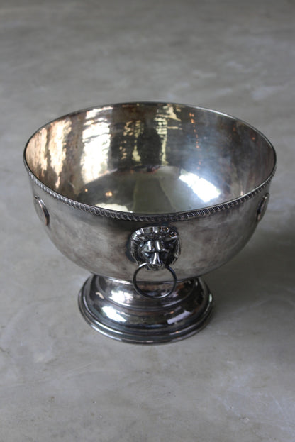 Silver Plate Punch Bowl - Kernow Furniture