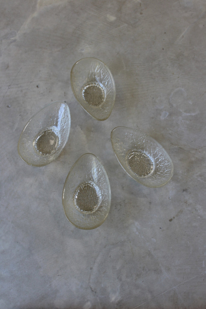 Retro Avocado Glass Bowls - Kernow Furniture