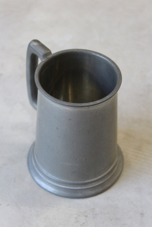 Manor Glass Bottom Pewter Tankard - Kernow Furniture