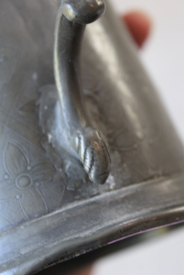 Victorian Pewter Pint Tankard - Kernow Furniture