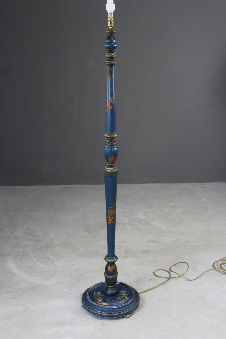 Blue Chinoiserie Standard Lamp - Kernow Furniture