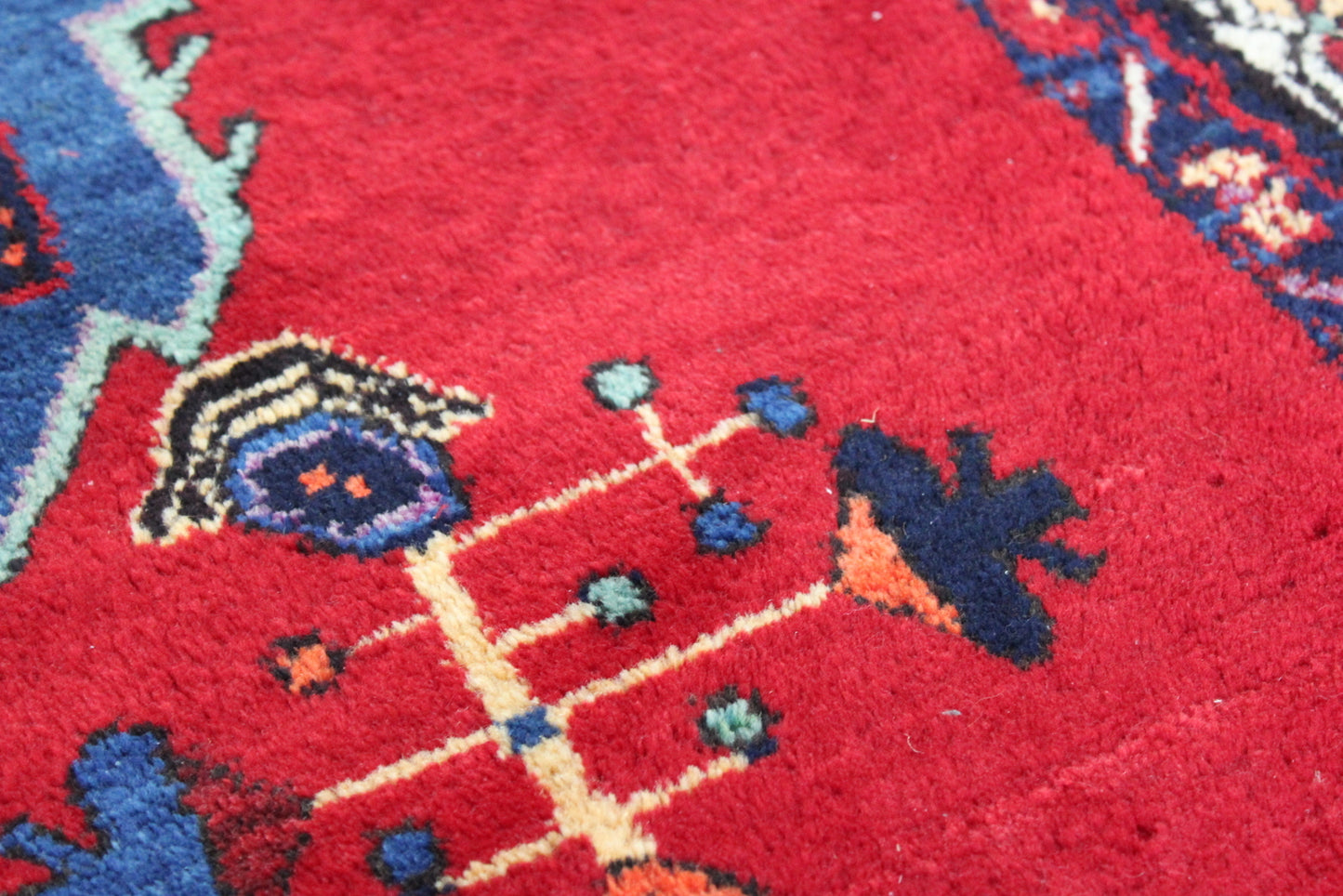 Afshar Red Rug - Kernow Furniture