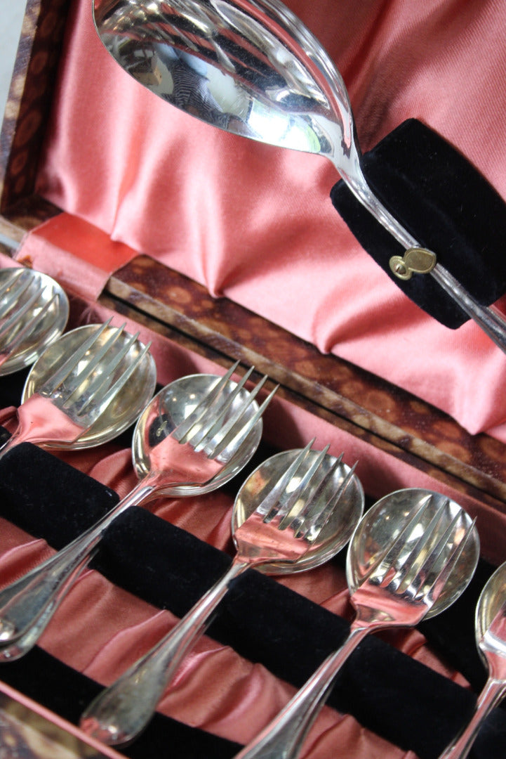 Vintage Dessert Boxed Cutlery Set - Kernow Furniture