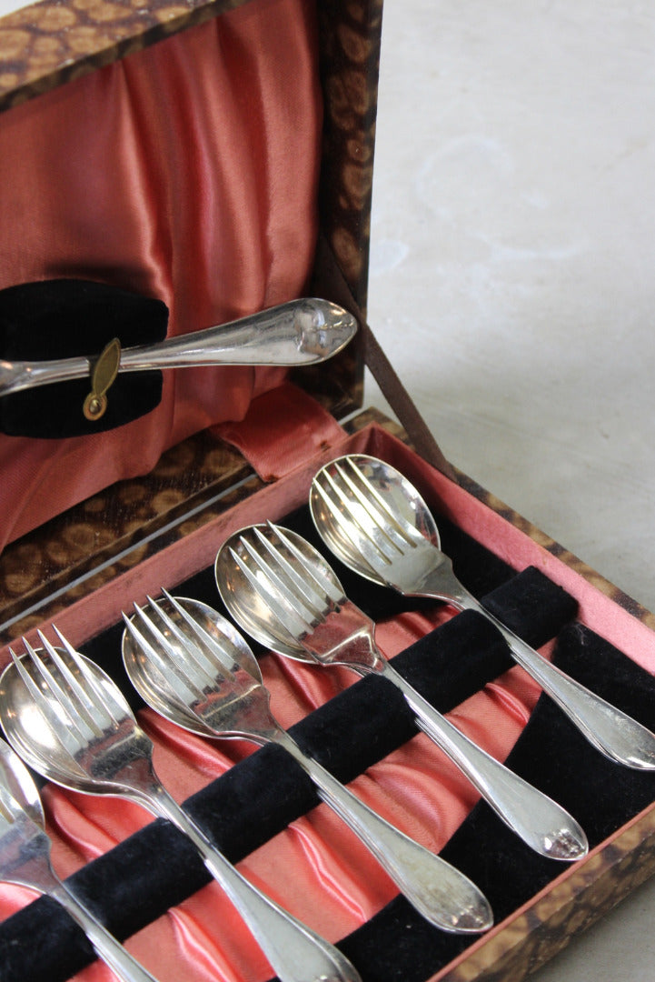 Vintage Dessert Boxed Cutlery Set - Kernow Furniture