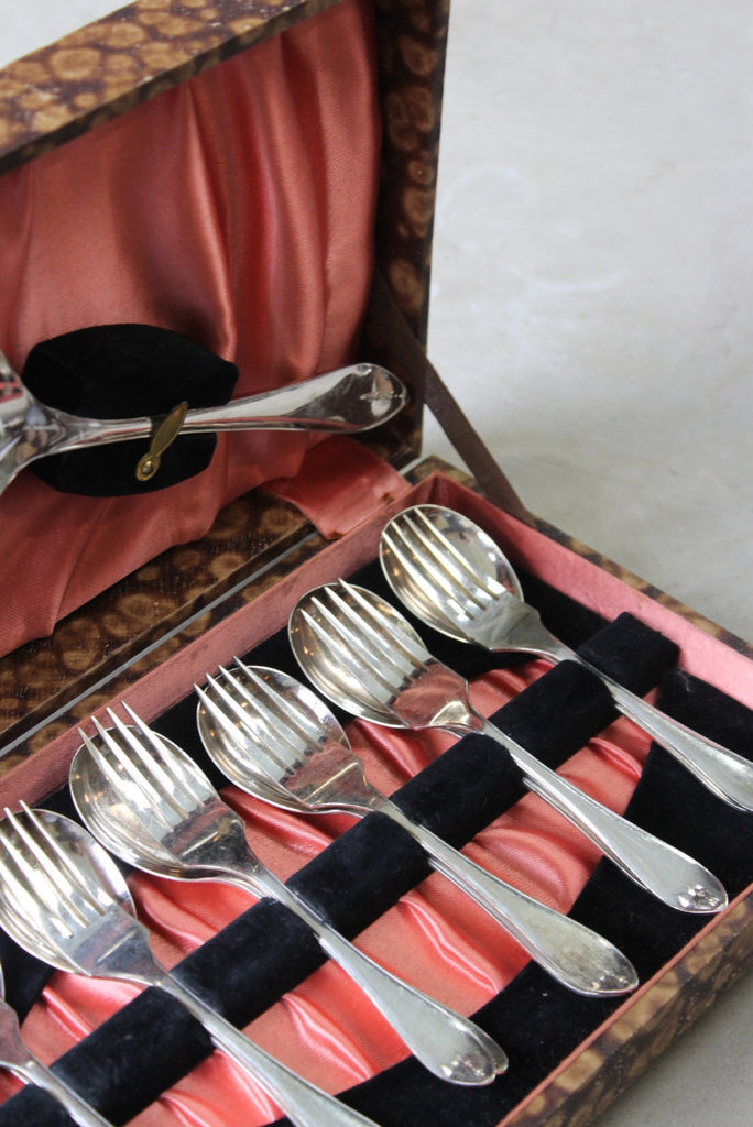 Vintage Dessert Boxed Cutlery Set - Kernow Furniture