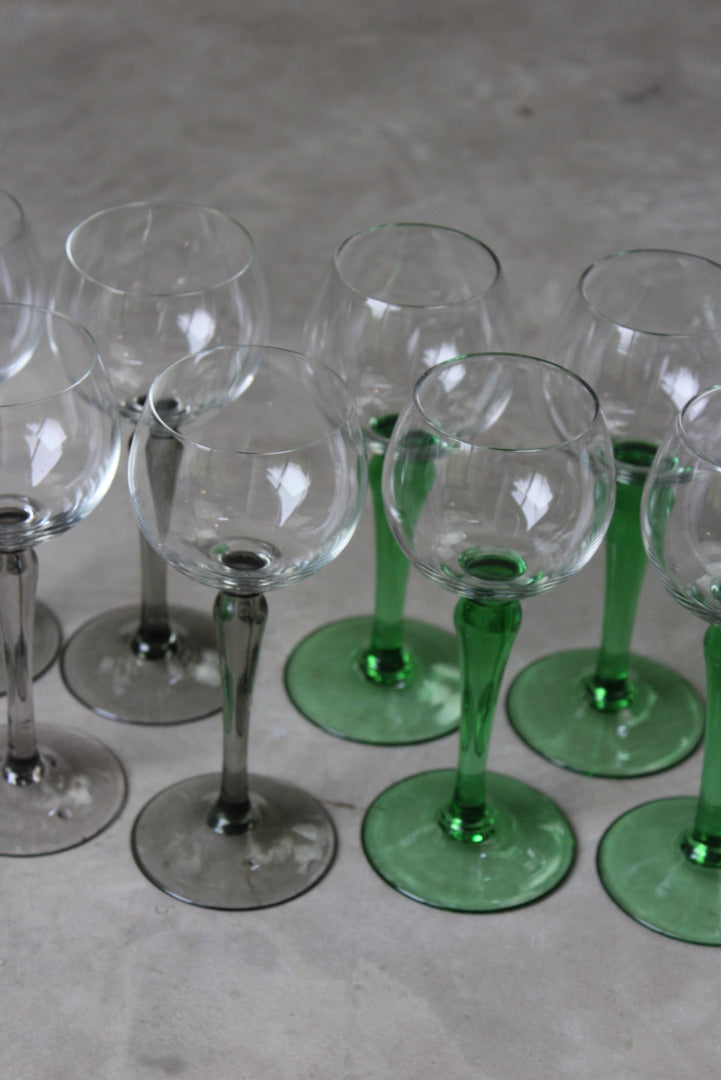 8 French Wine Glasses - Kernow Furniture