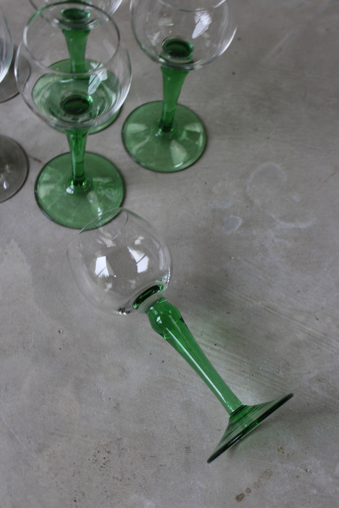 8 French Wine Glasses - Kernow Furniture