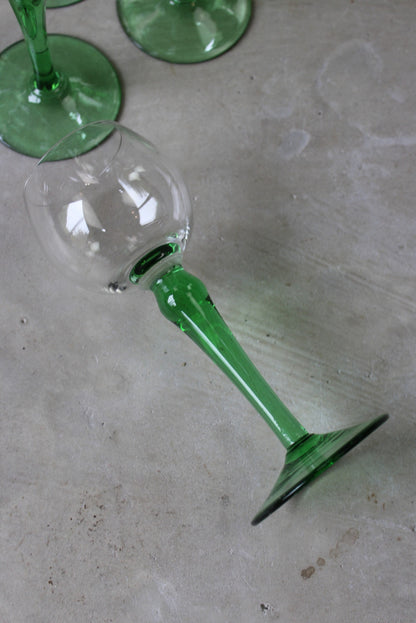 8 French Wine Glasses - Kernow Furniture