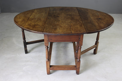 Oak Gate Leg Table - Kernow Furniture