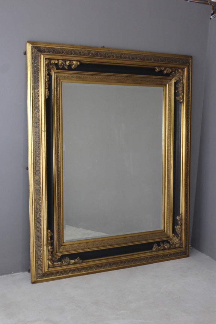 Large Antique Style Mirror - Kernow Furniture