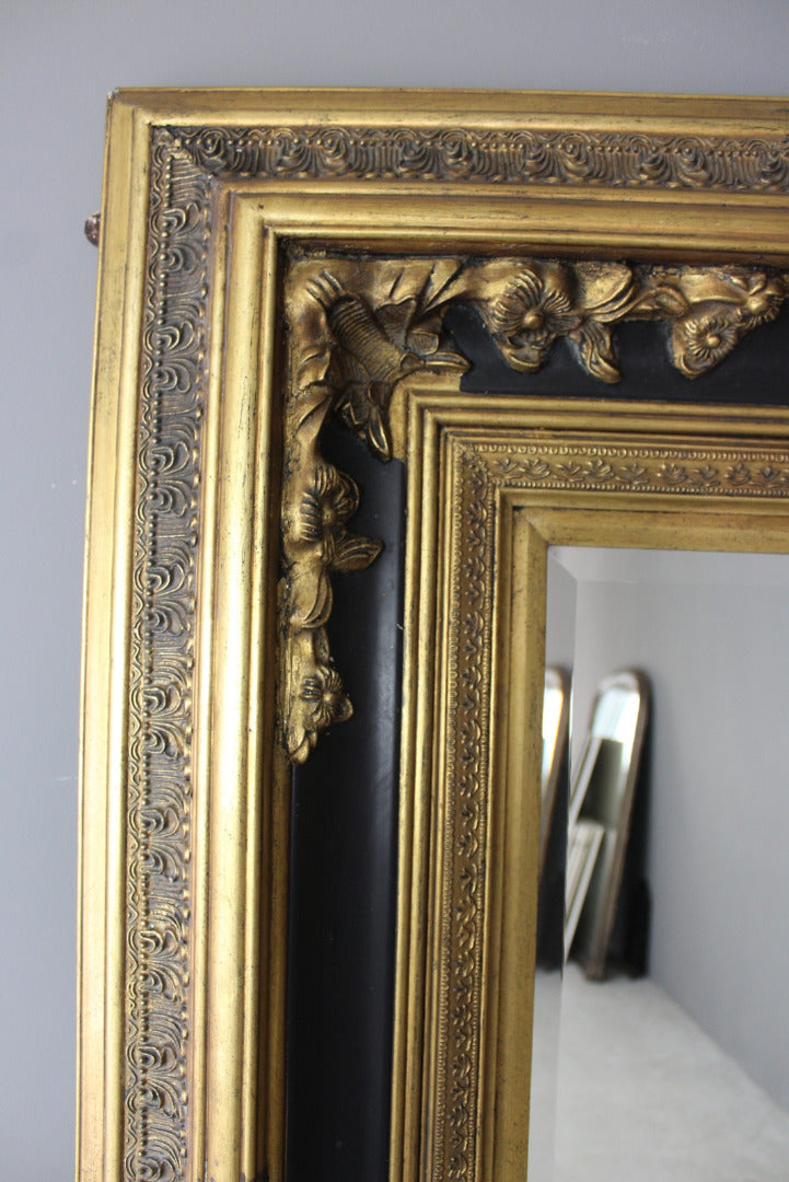 Large Antique Style Mirror - Kernow Furniture