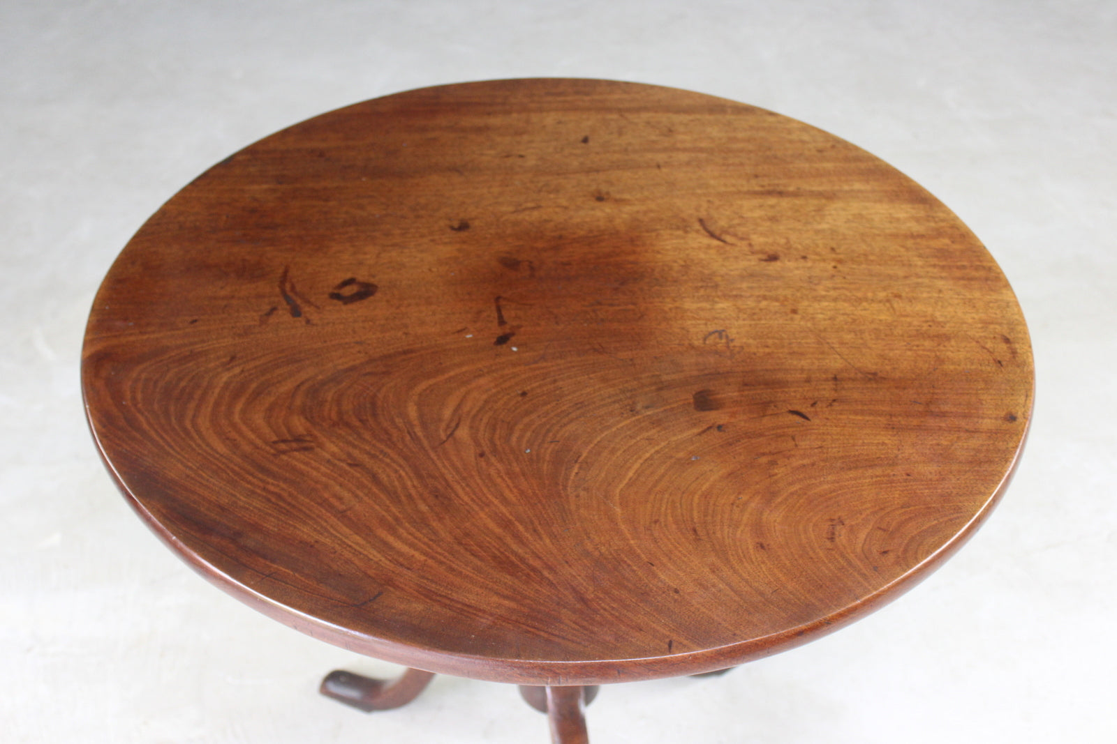 Georgian Mahogany Tilt Top Table - Kernow Furniture