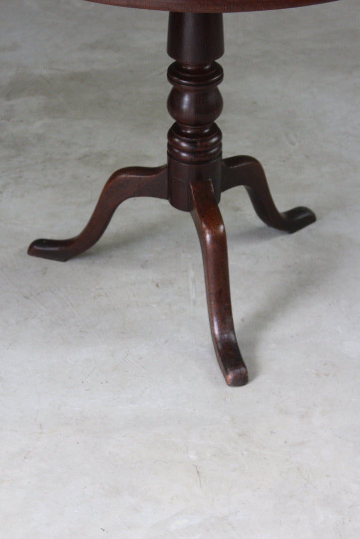 Antique Mahogany Torchere - Kernow Furniture