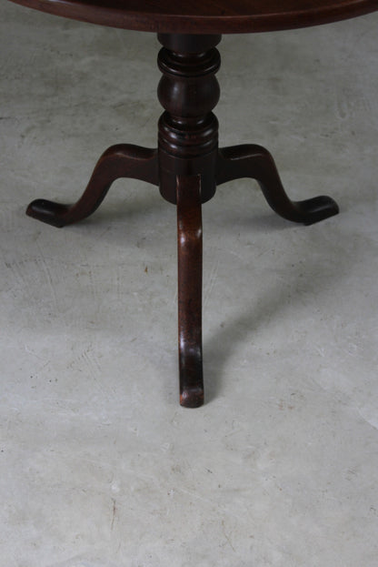 Antique Mahogany Torchere - Kernow Furniture