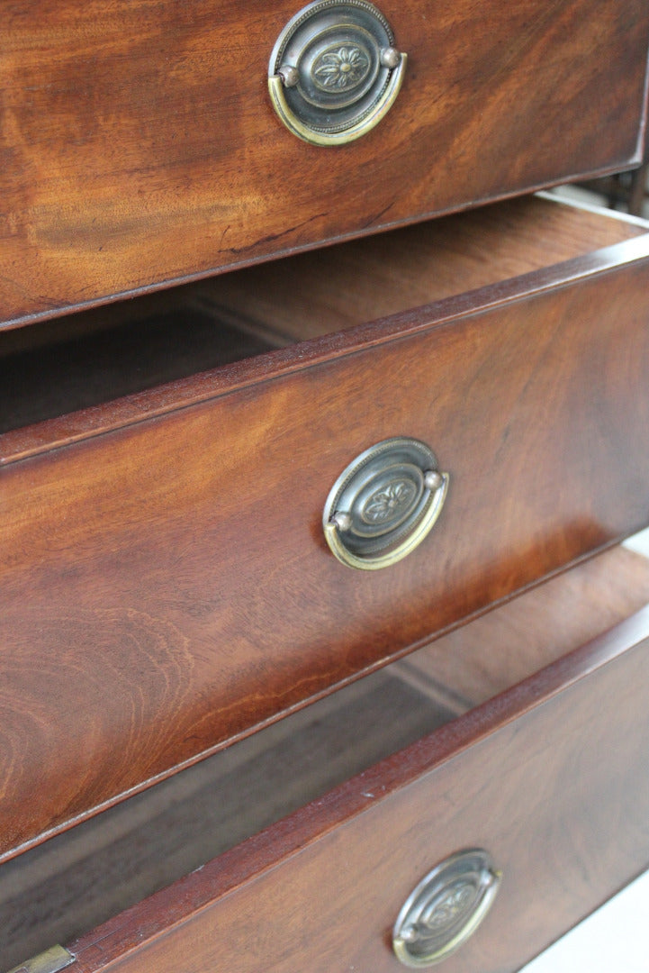 Antique Regency Mahogany Chest of Drawers - Kernow Furniture