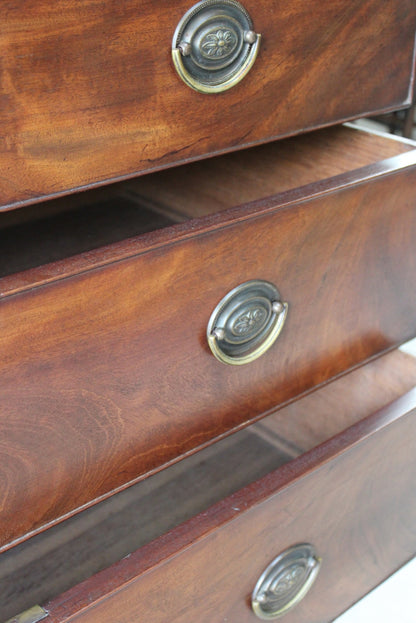 Antique Regency Mahogany Chest of Drawers - Kernow Furniture