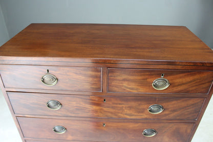 Antique Regency Mahogany Chest of Drawers - Kernow Furniture