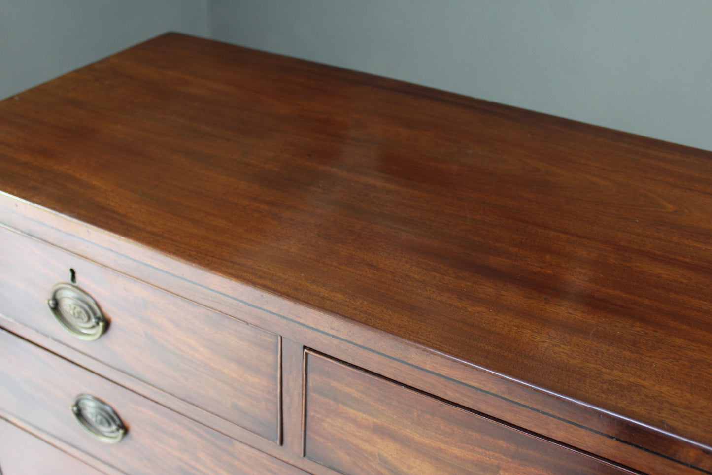 Antique Regency Mahogany Chest of Drawers - Kernow Furniture