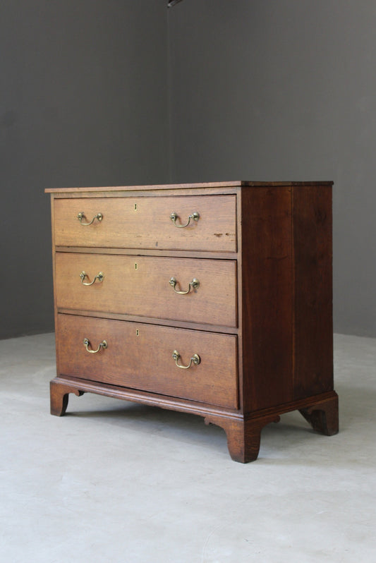 Antique Oak Chest of Drawers - Kernow Furniture