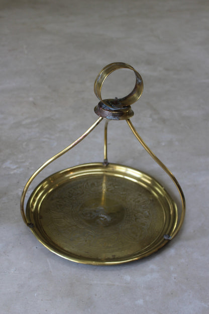 Brass Turkish Tea Kettle Tray - Kernow Furniture