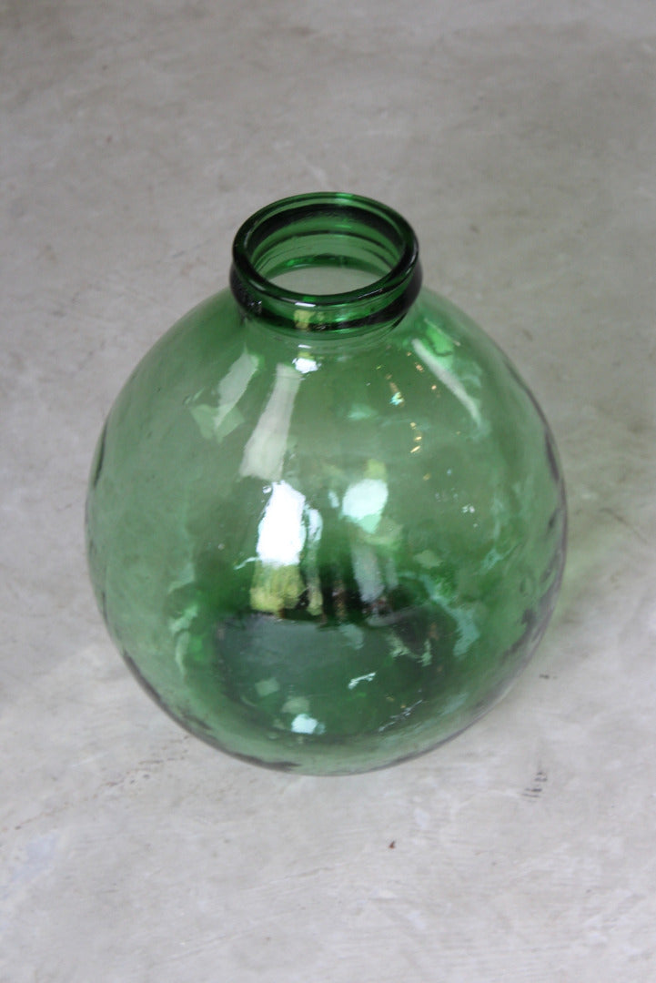 Viresa Green Glass Carboy Terrarium - Kernow Furniture