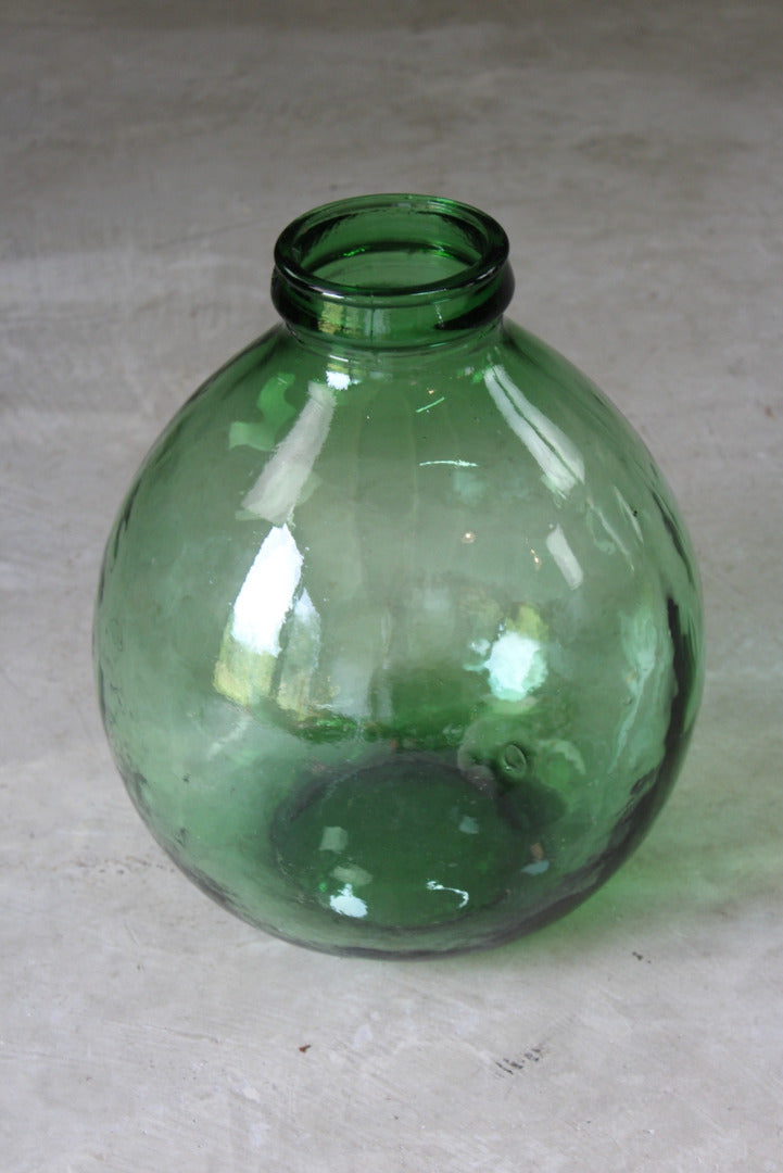 Viresa Green Glass Carboy Terrarium - Kernow Furniture