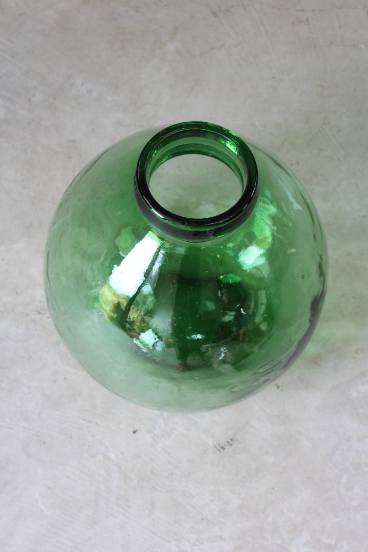 Viresa Green Glass Carboy Terrarium - Kernow Furniture