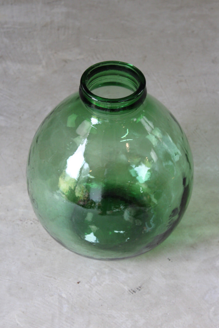 Viresa Green Glass Carboy Terrarium - Kernow Furniture