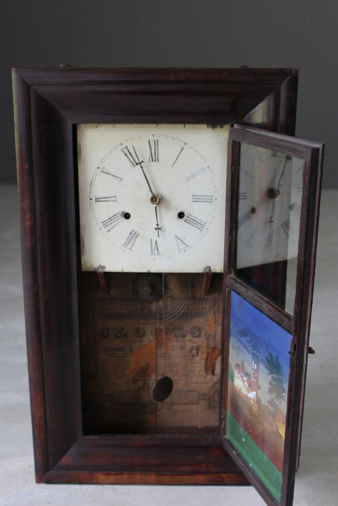 Jerome & Co American Wall Clock - Kernow Furniture