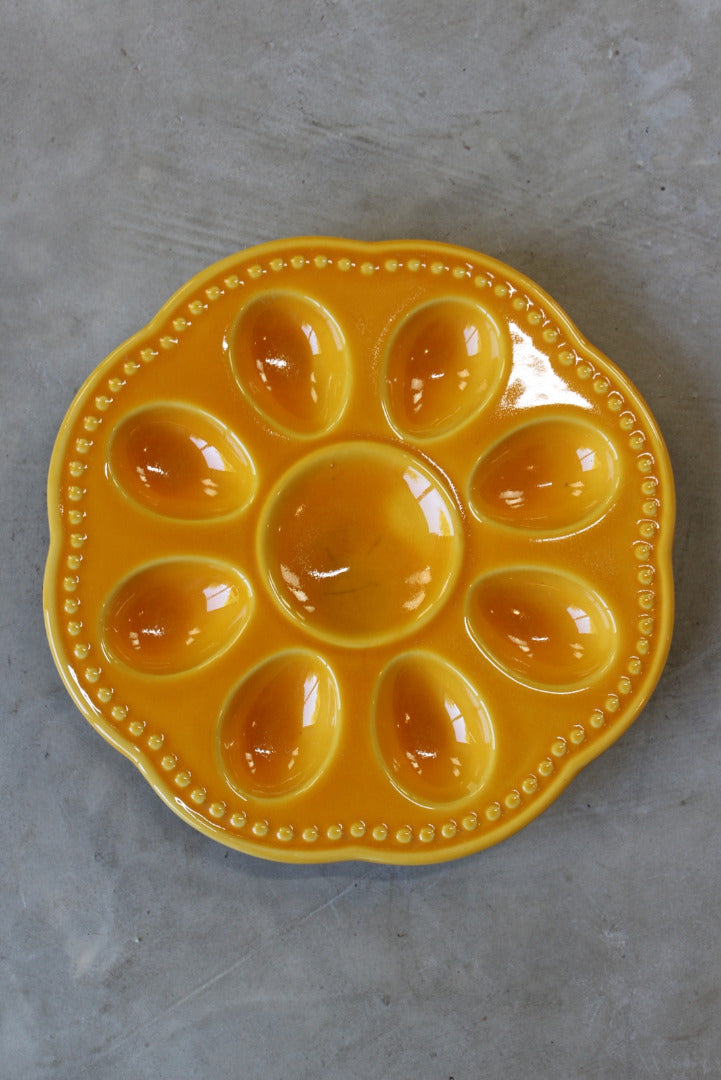 Retro Devilled Egg Plate - Kernow Furniture