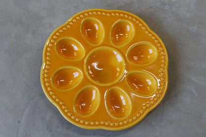 Retro Devilled Egg Plate - Kernow Furniture