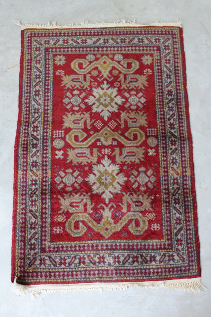 Indian Red Rug - Kernow Furniture