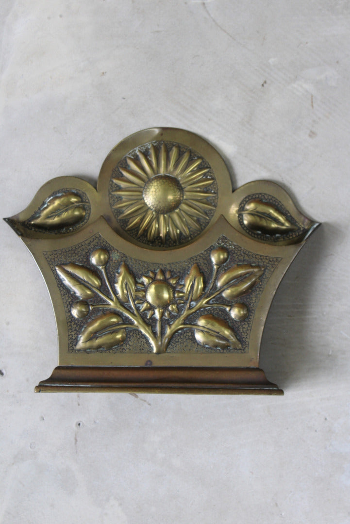 Victorian Brass Letter Rack - Kernow Furniture