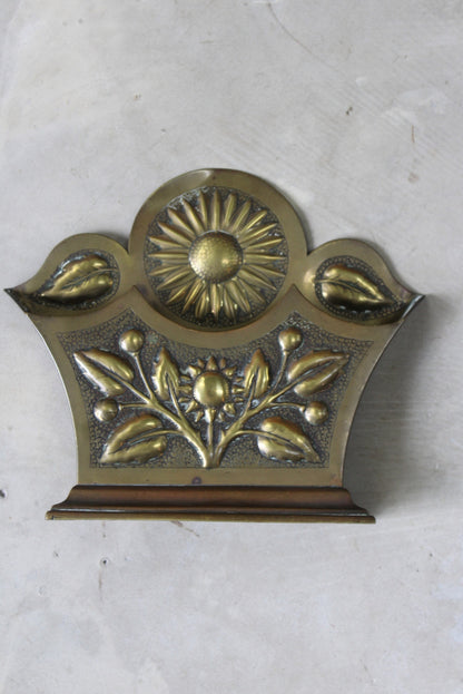 Victorian Brass Letter Rack - Kernow Furniture