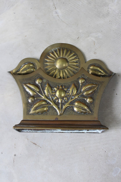 Victorian Brass Letter Rack - Kernow Furniture