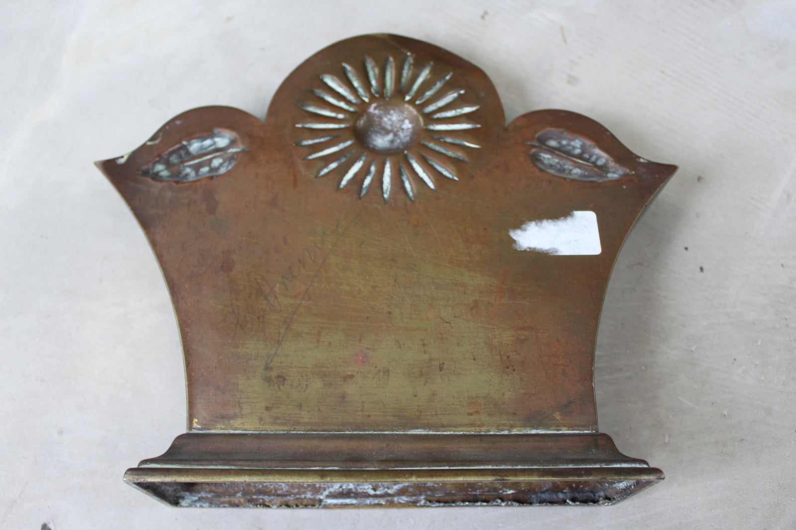 Victorian Brass Letter Rack - Kernow Furniture