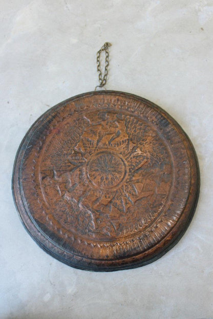 Antique Indian Copper Charger