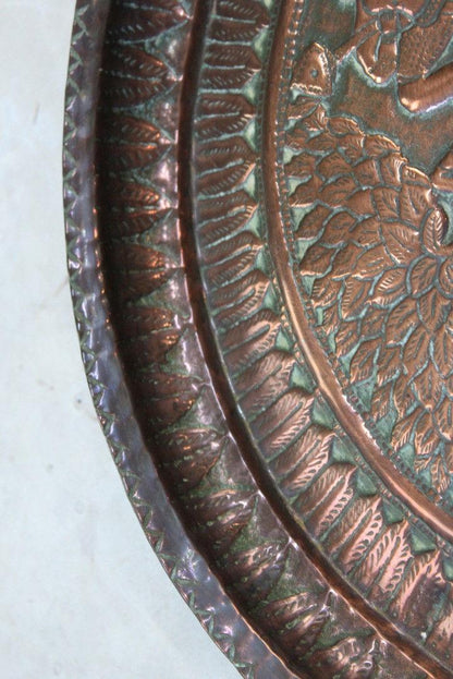 Antique Indian Copper Charger