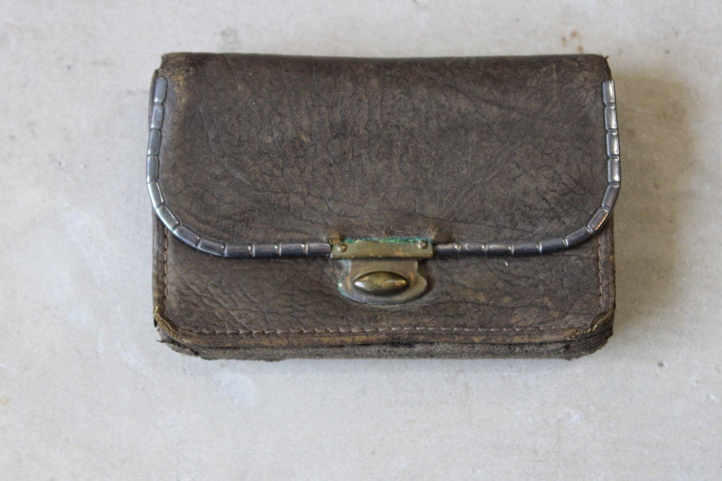 Antique Tiny Leather Purse