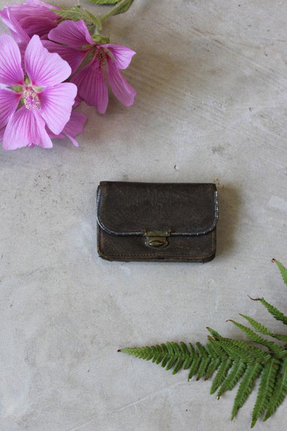 Antique Tiny Leather Purse