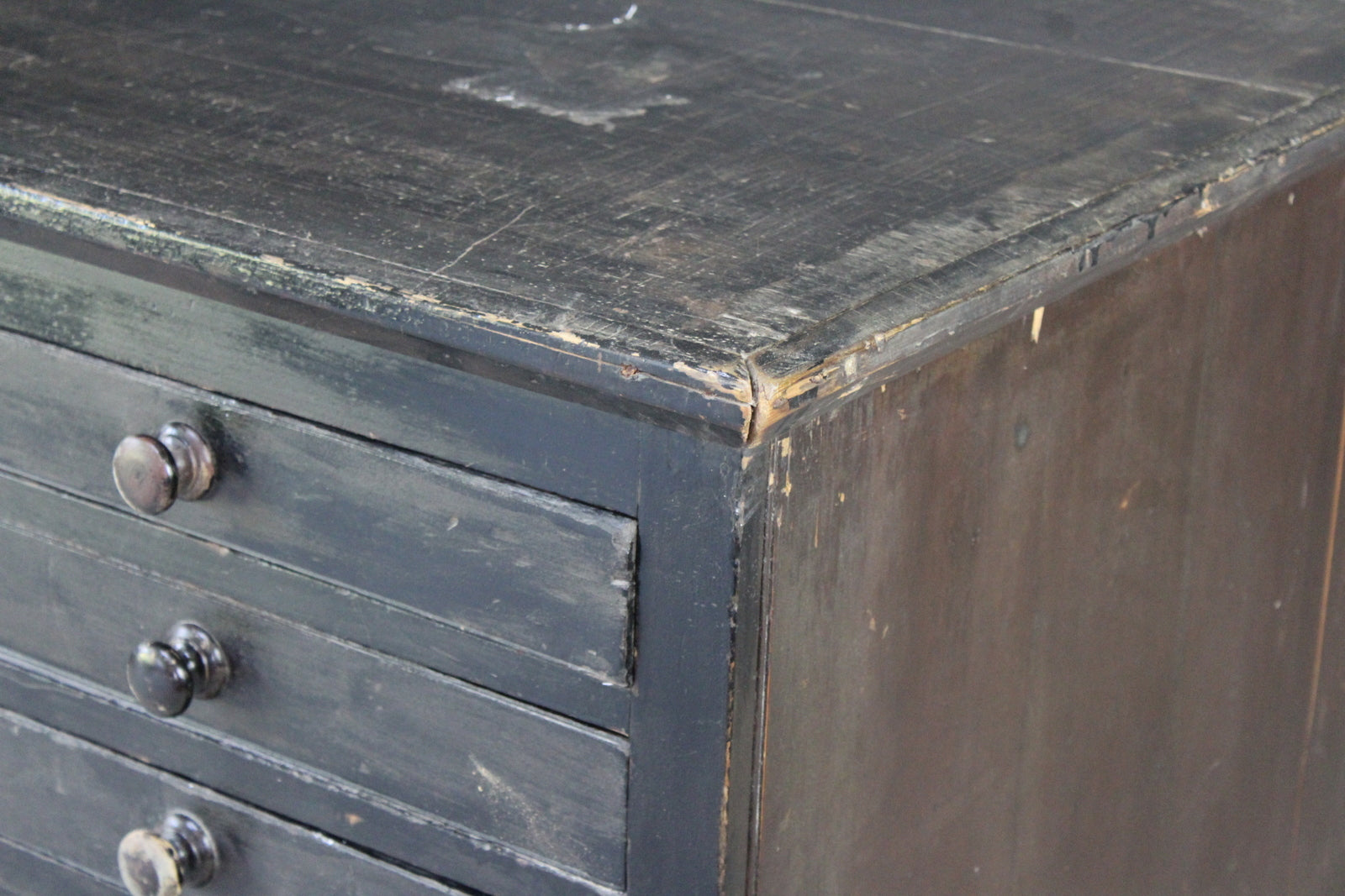 Painted Pine Plan Chest - Kernow Furniture