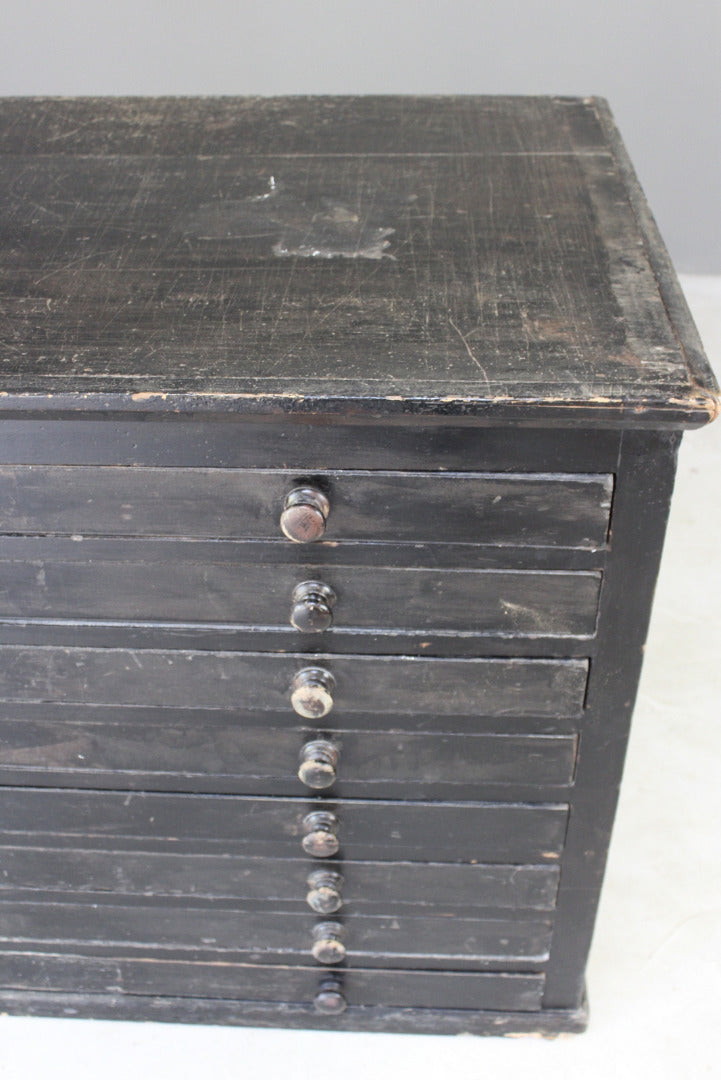 Painted Pine Plan Chest - Kernow Furniture