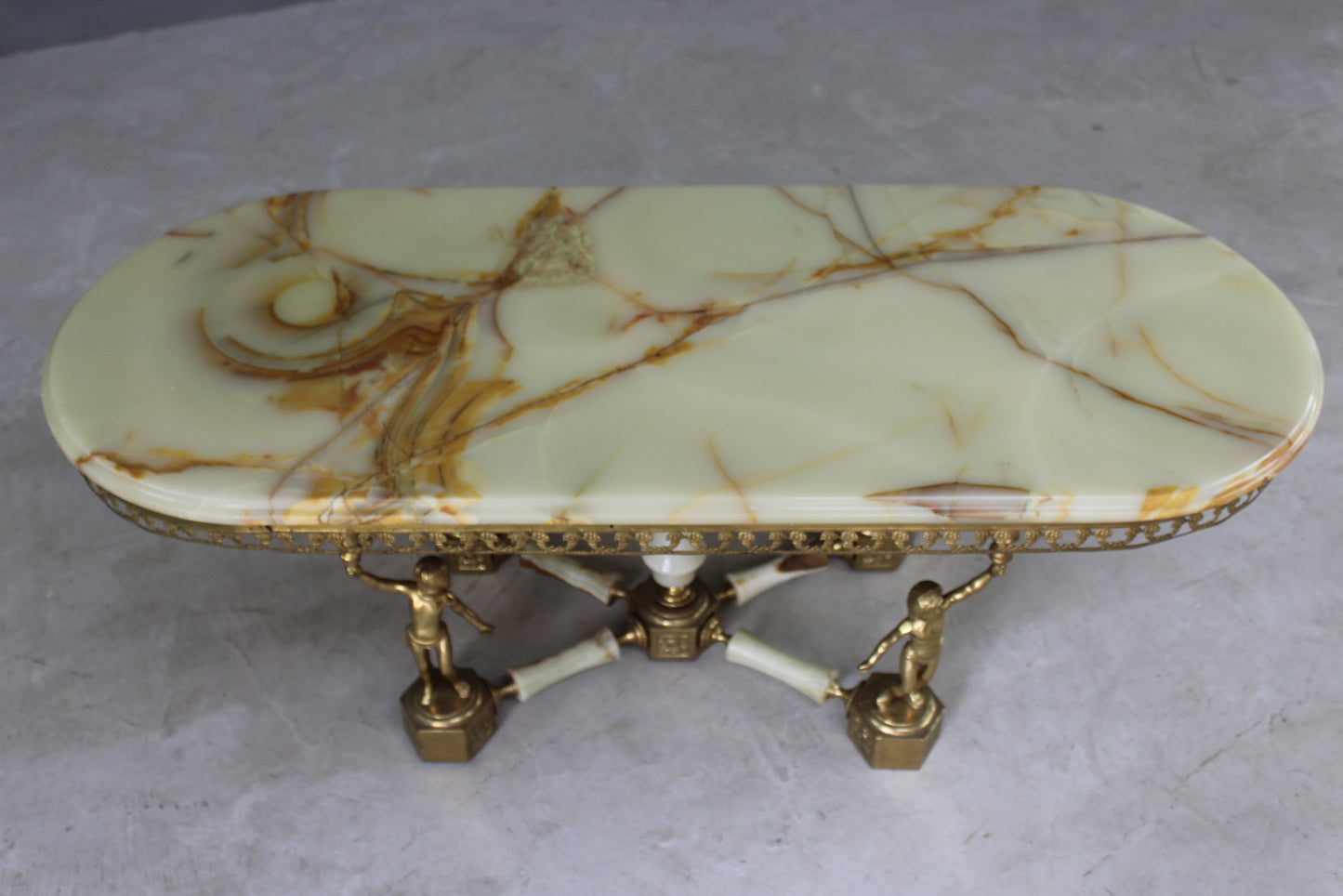 Retro Green Onyx Coffee Table - Kernow Furniture