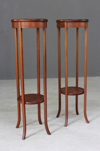 Pair Plant Stands - Kernow Furniture