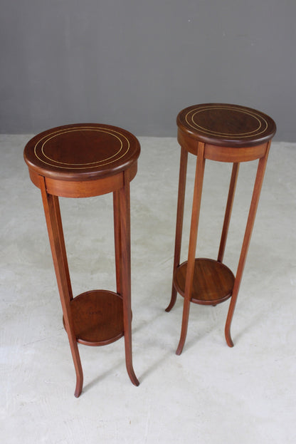 Pair Plant Stands - Kernow Furniture